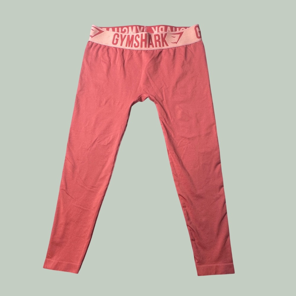 Gymshark Leggings Womens Small Fit Seamless Coral Pink Stretch Activewear